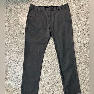 Bonobos Charcoal Dress Trousers – Slim/Modern Fit Men’s Pants, Size 35 X 32